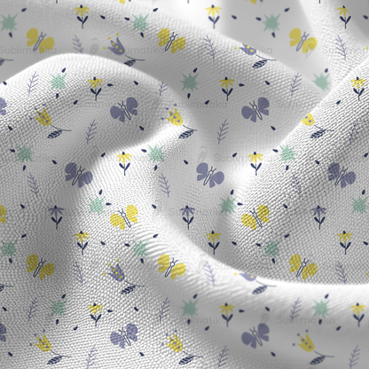 Spring Butterfly Flowers Pattern