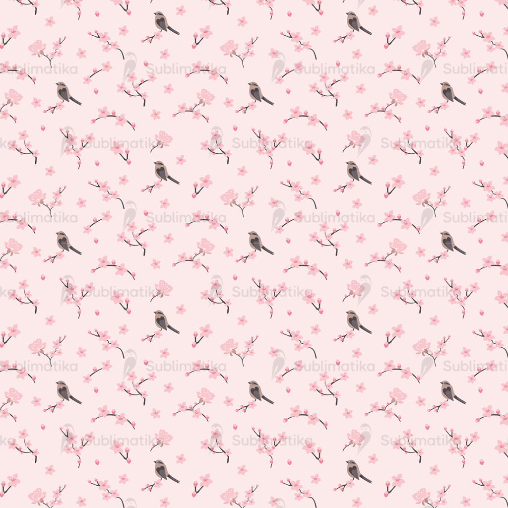 Lovebirds Whispers Pattern