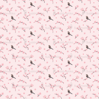 Lovebirds Whispers Pattern