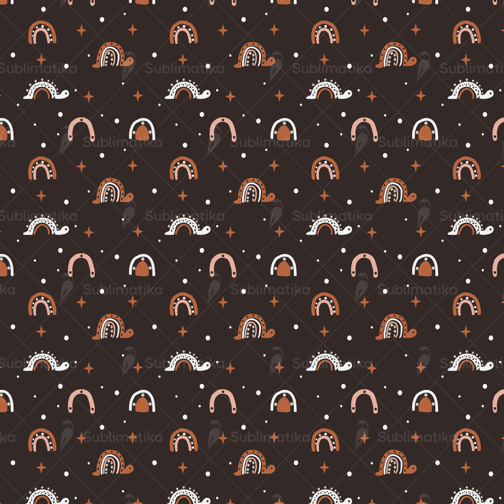 Turtle Rainbow Pattern