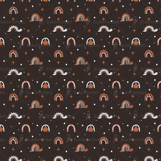 Turtle Rainbow Pattern