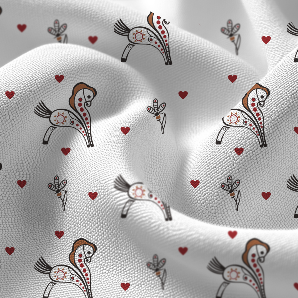 Romantic Ponies Pattern