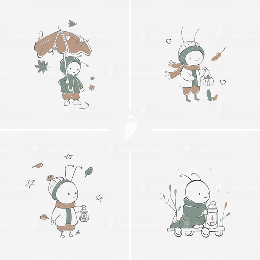 Autumn Woodland Friends