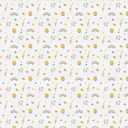 Rainbow Sunflower_Pattern