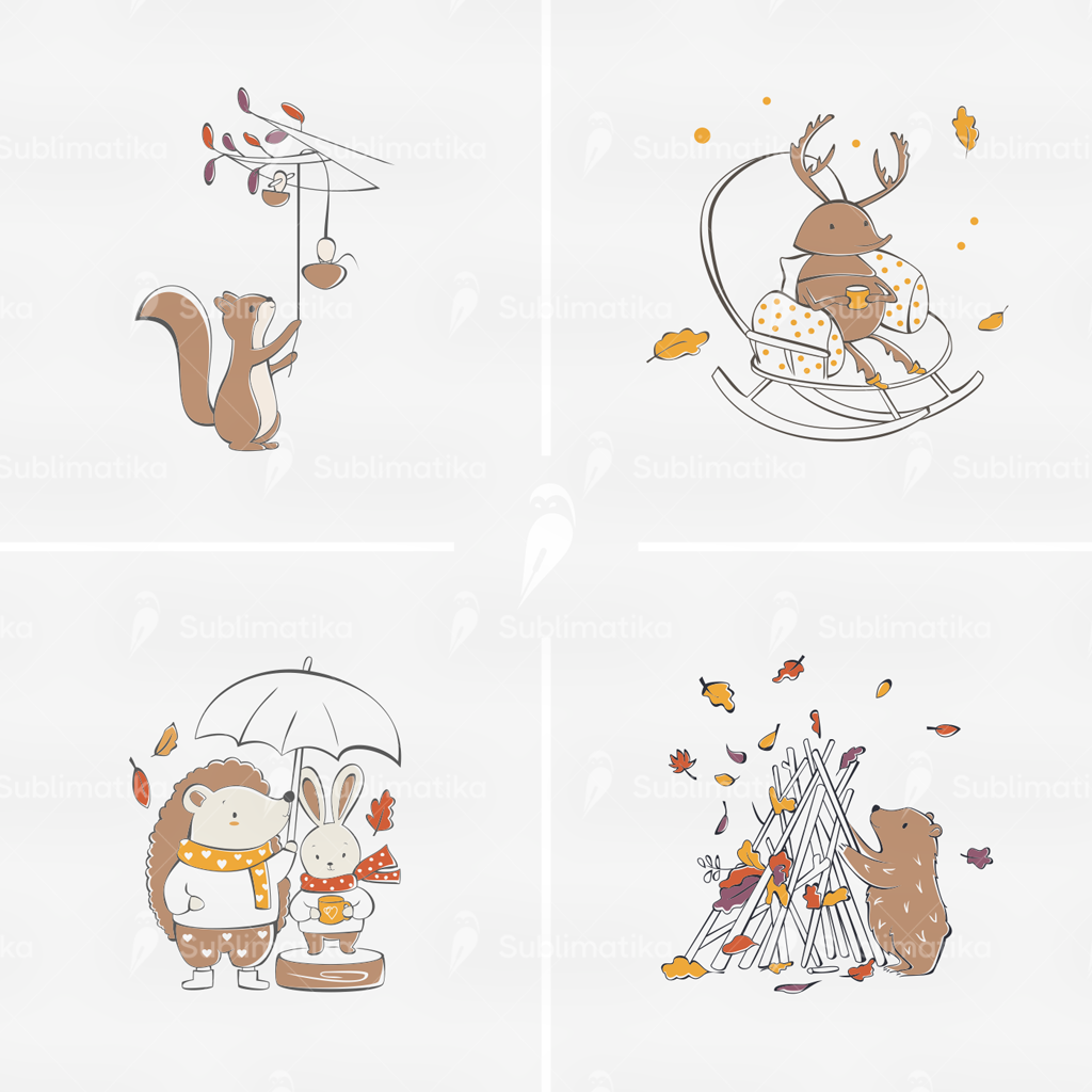 Forest Companions in Fall