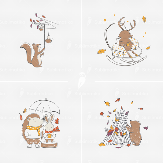 Forest Companions in Fall