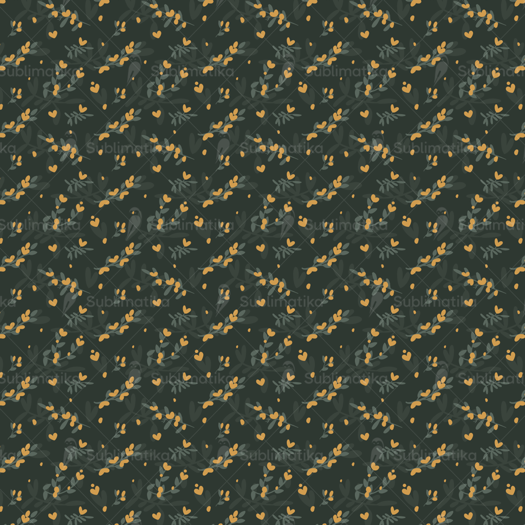 Floral Heart Symphony Pattern