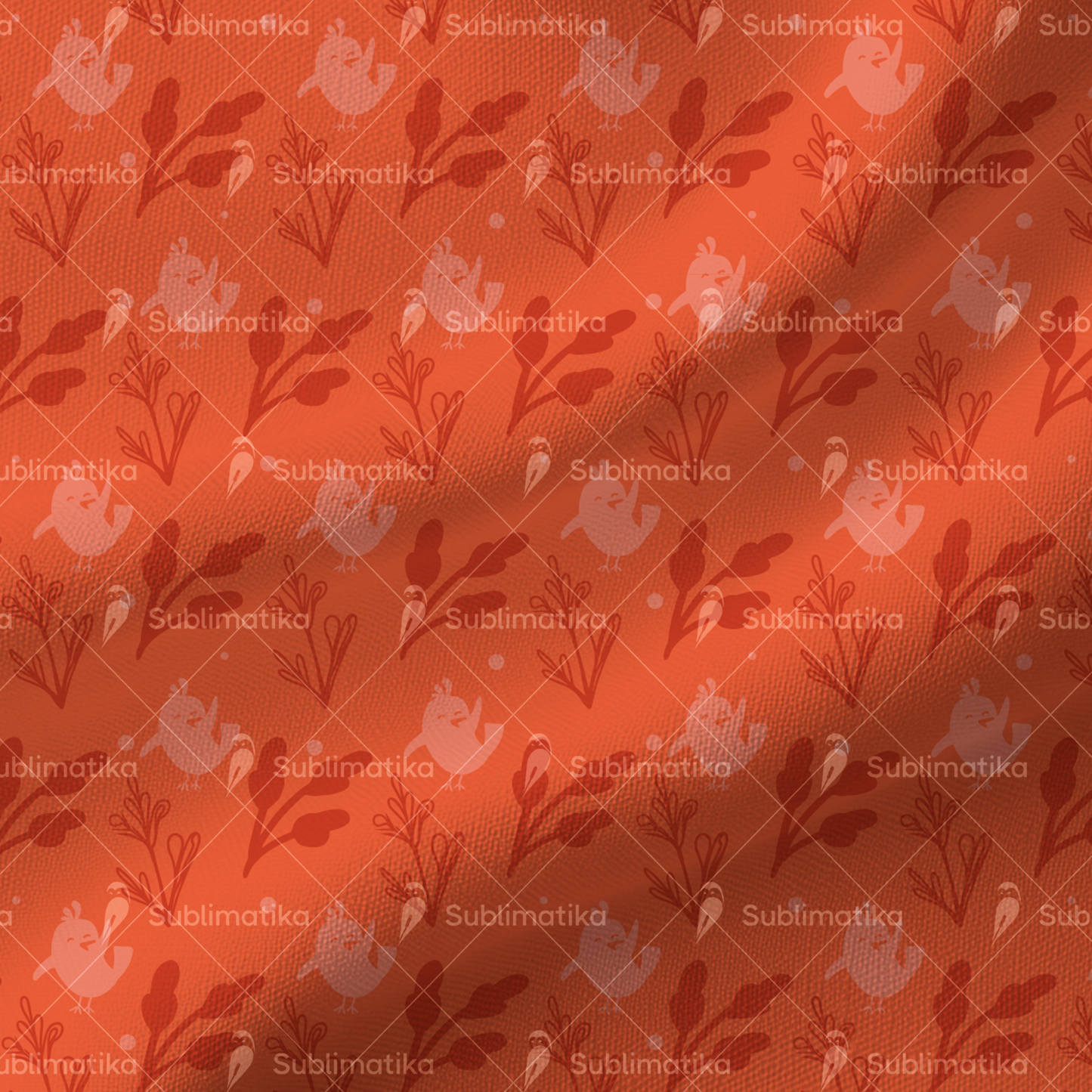 Peach Feather_Pattern