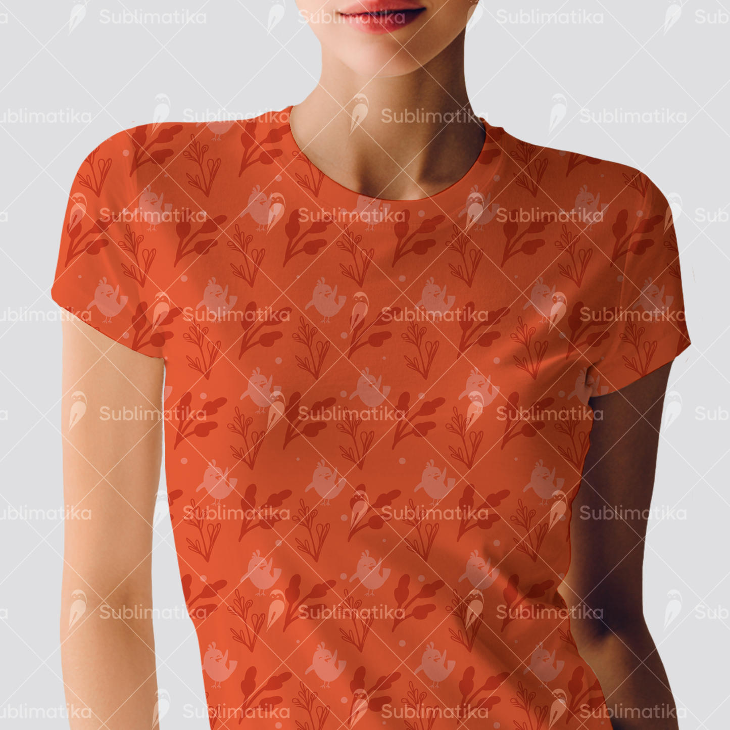 Peach Feather_Pattern