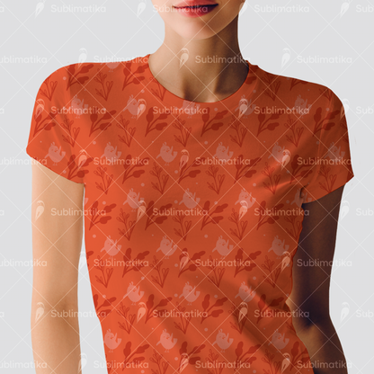 Peach Feather_Pattern