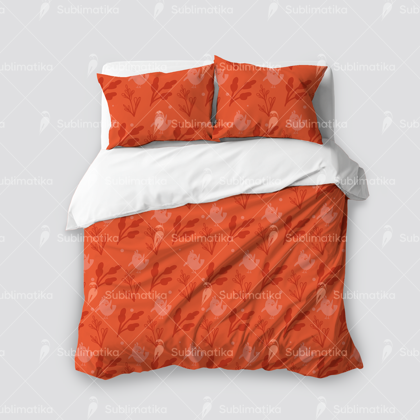 Peach Feather_Pattern