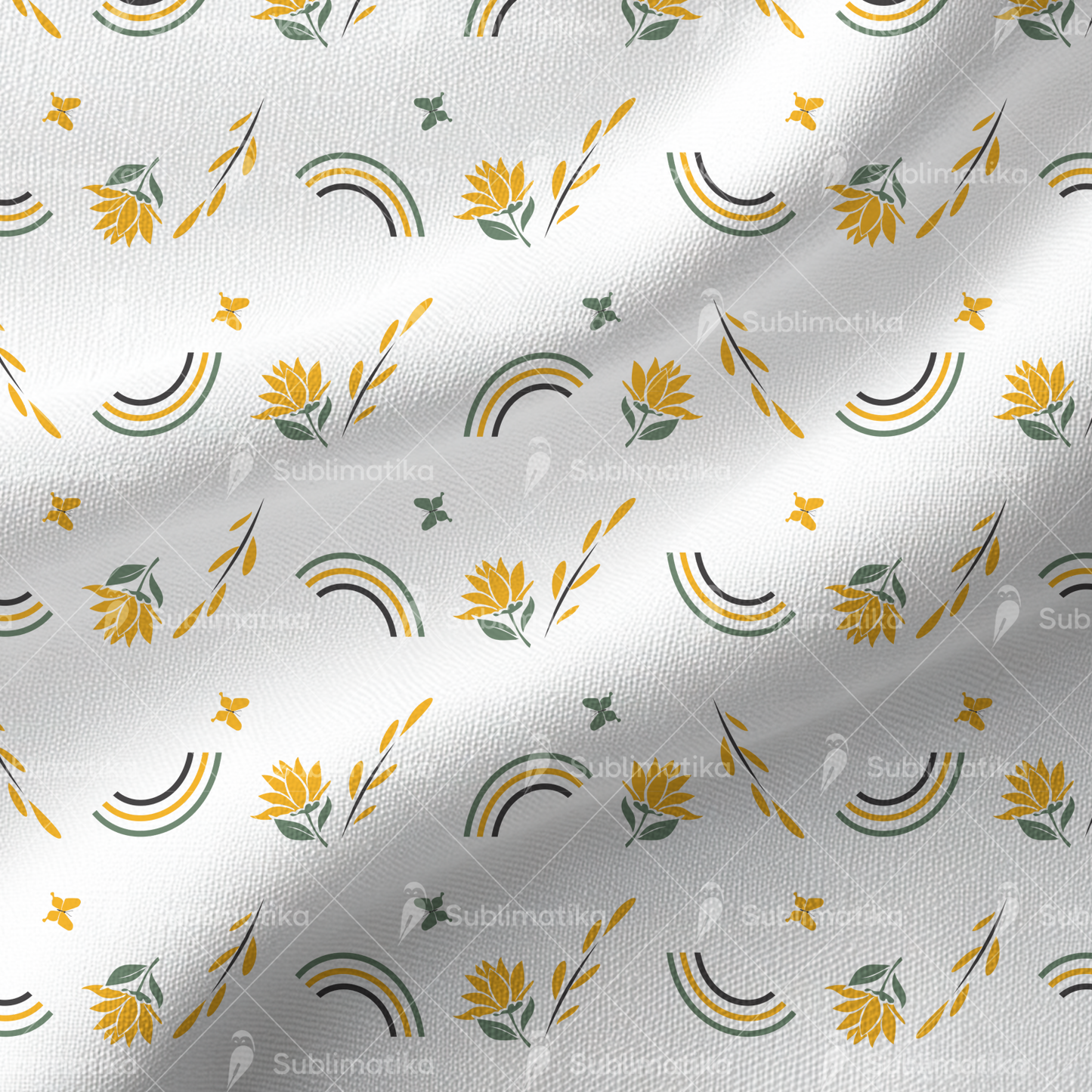 Rainbow Sunflower_Pattern