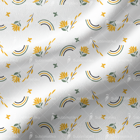 Rainbow Sunflower_Pattern