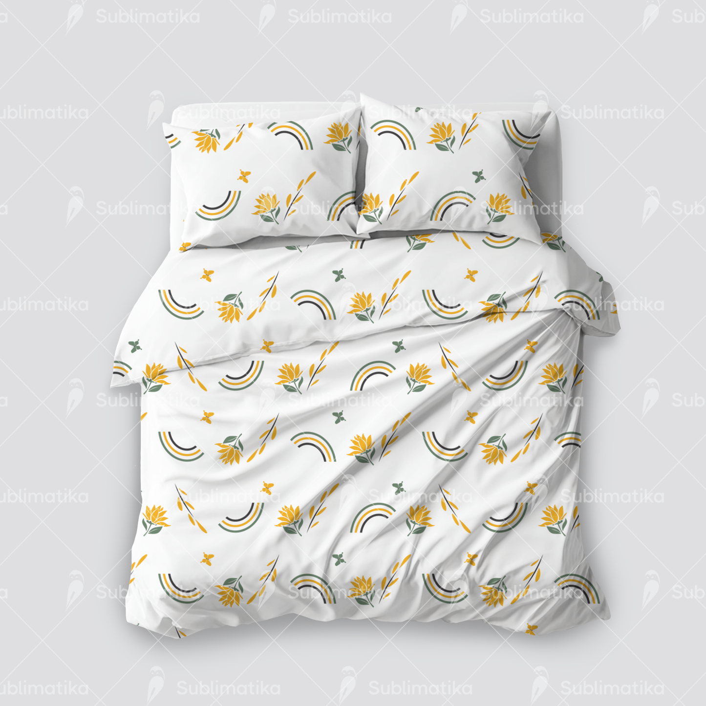 Rainbow Sunflower_Pattern