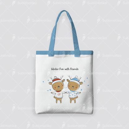 Reindeer in the Snow