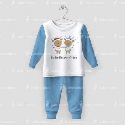 Reindeer in the Snow