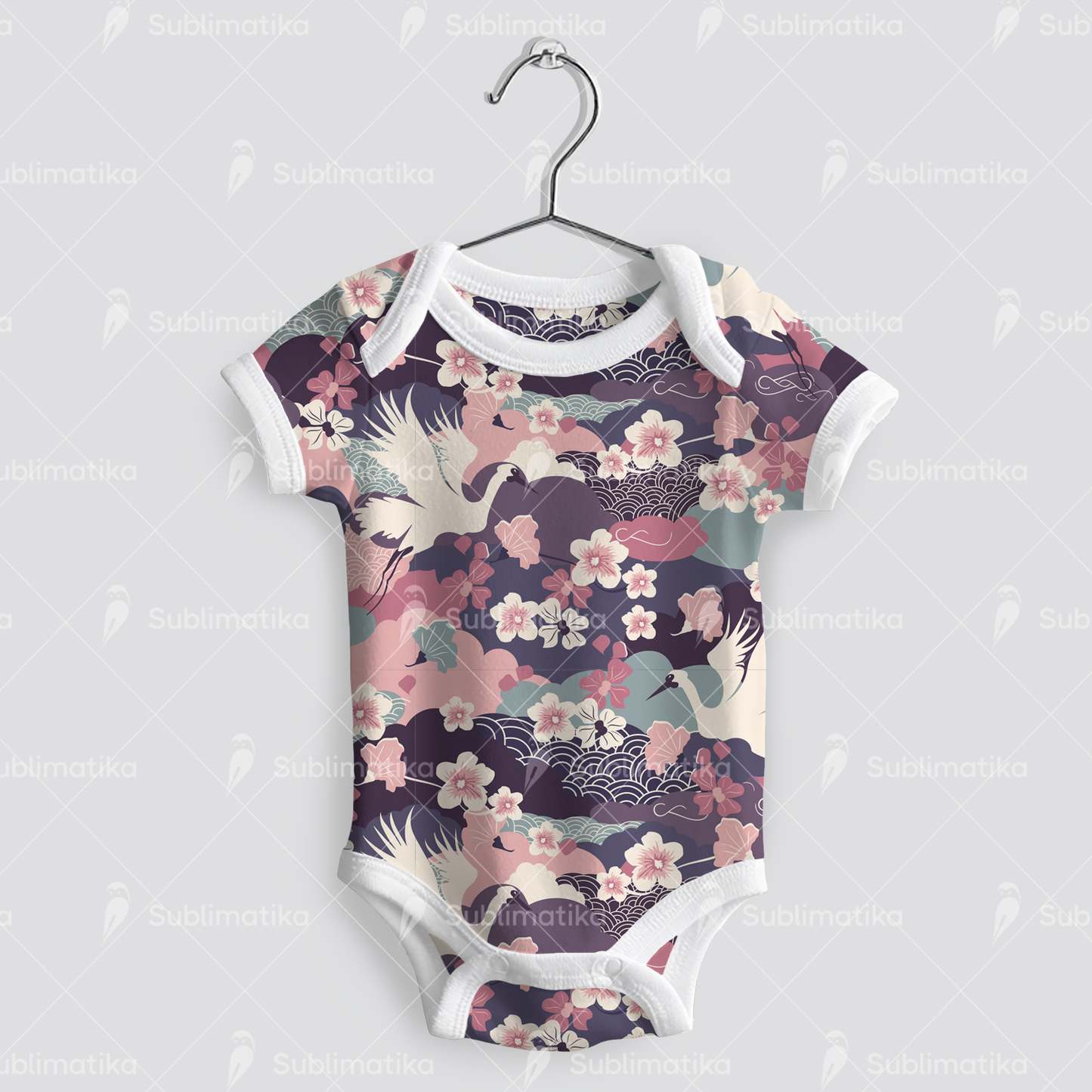 Sakura&Crane_Pattern