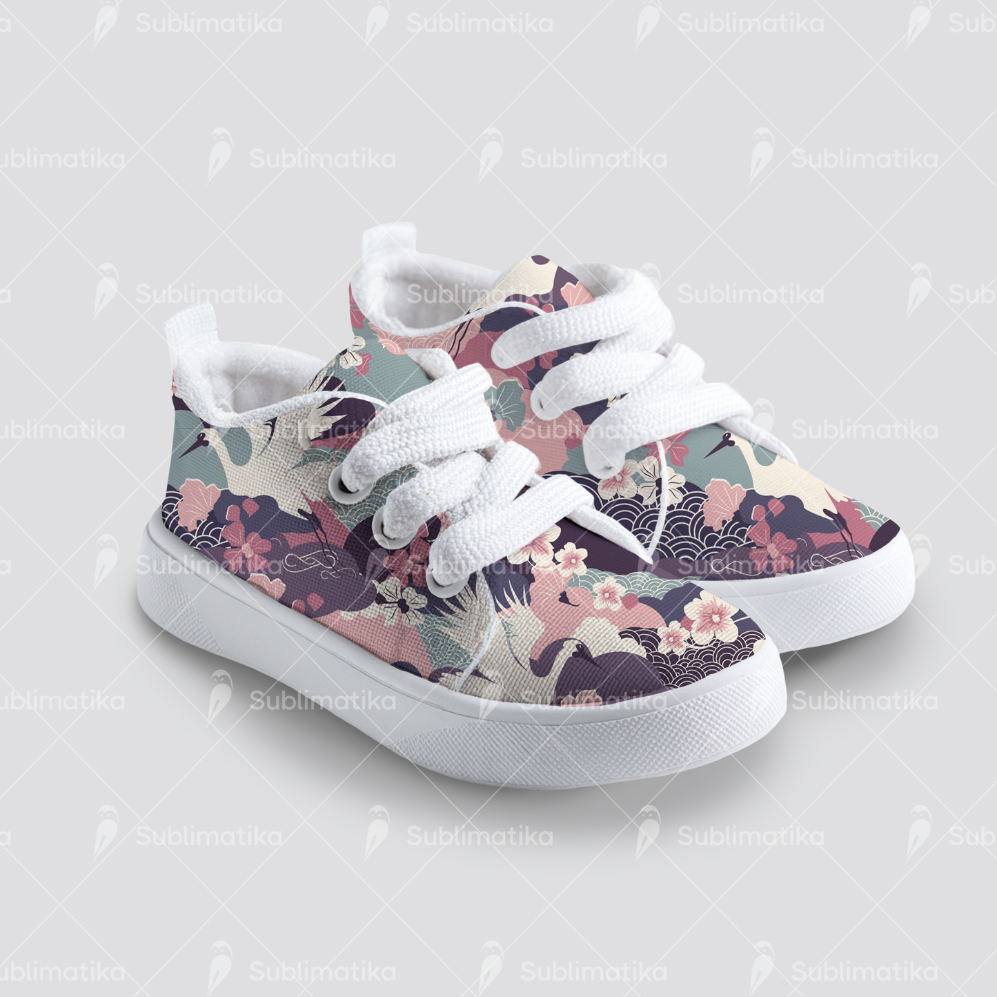 Sakura&Crane_Pattern