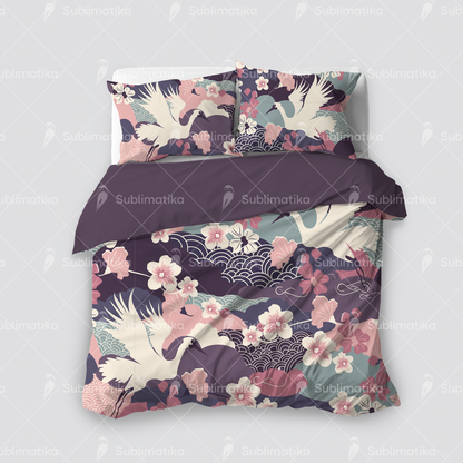 Sakura&Crane_Pattern