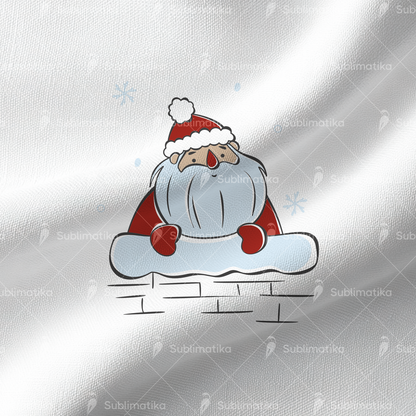 Santa in the Chimney