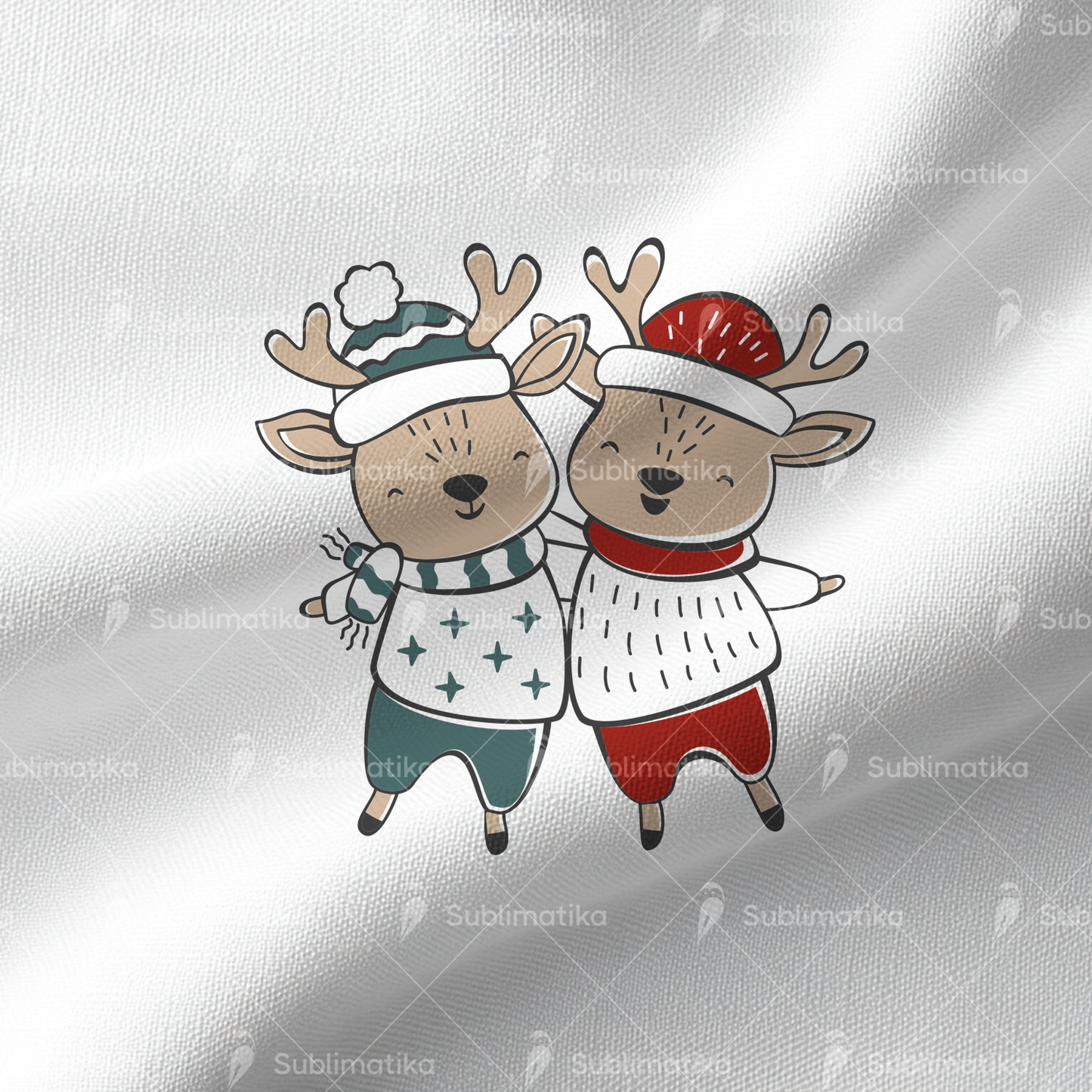 Two Merry Reindeer