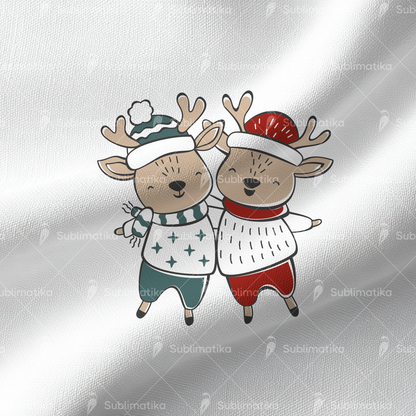Two Merry Reindeer