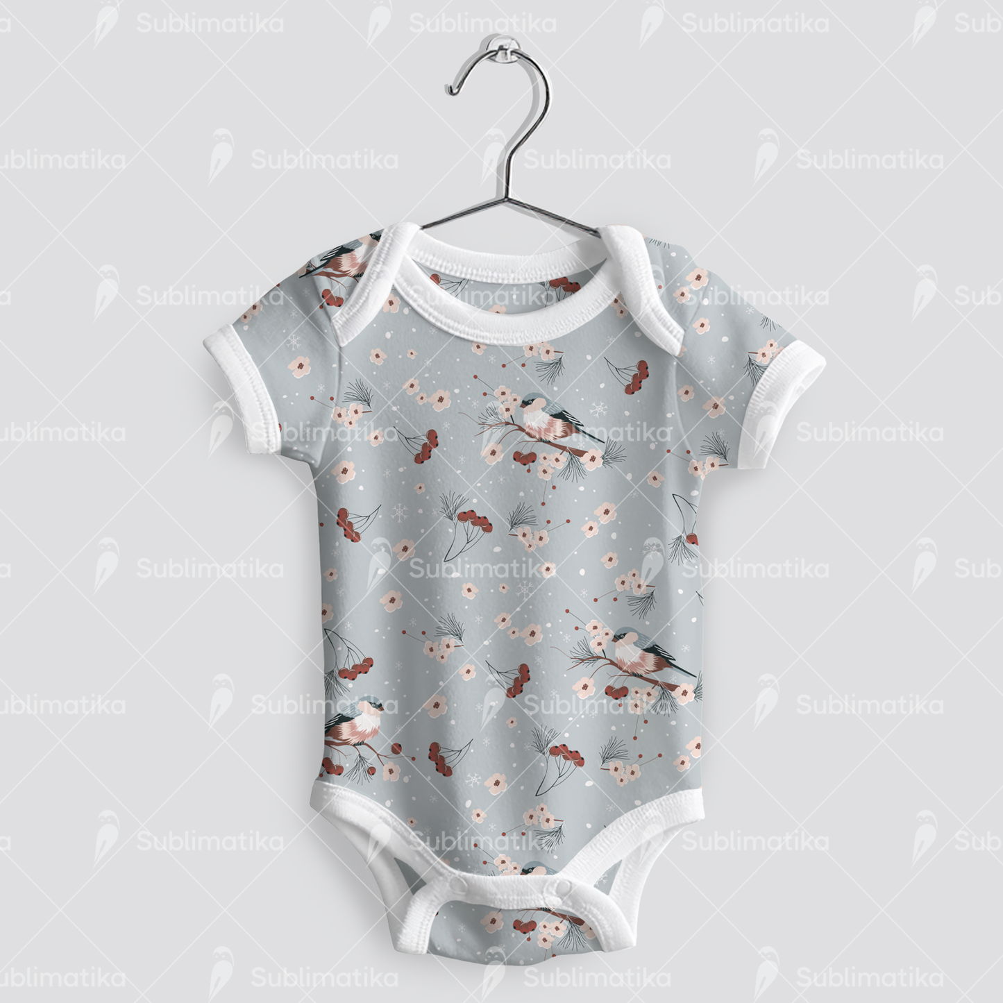Winter Bullfinches _Pattern