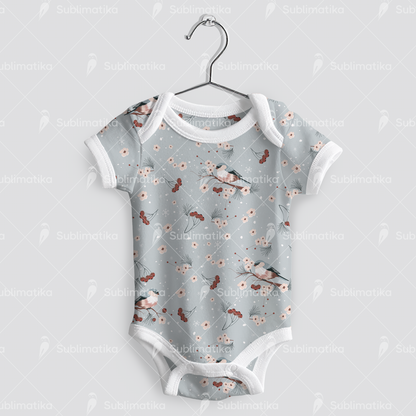 Winter Bullfinches _Pattern
