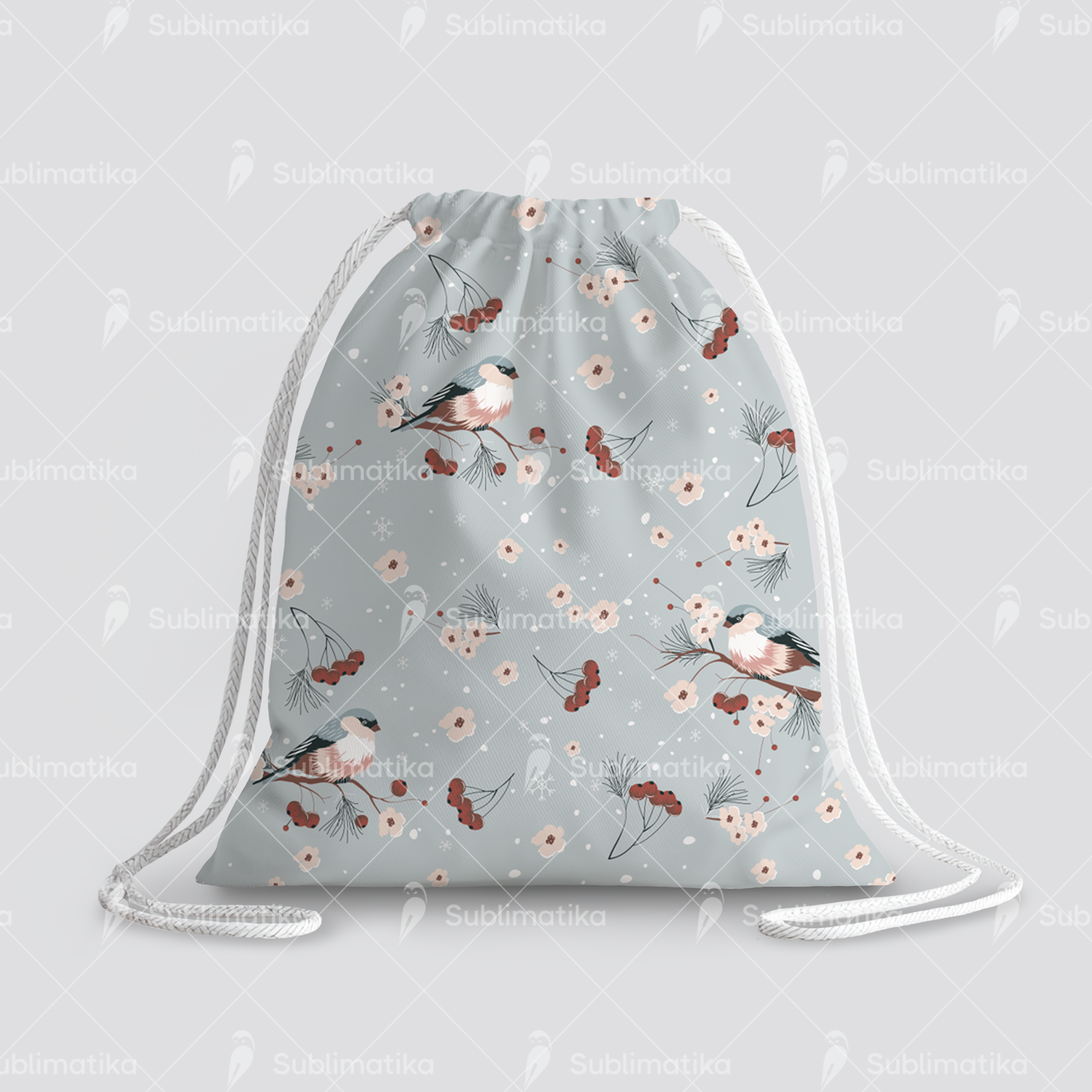 Winter Bullfinches _Pattern