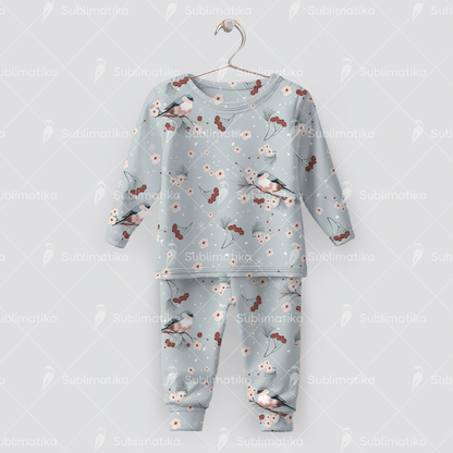 Winter Bullfinches _Pattern