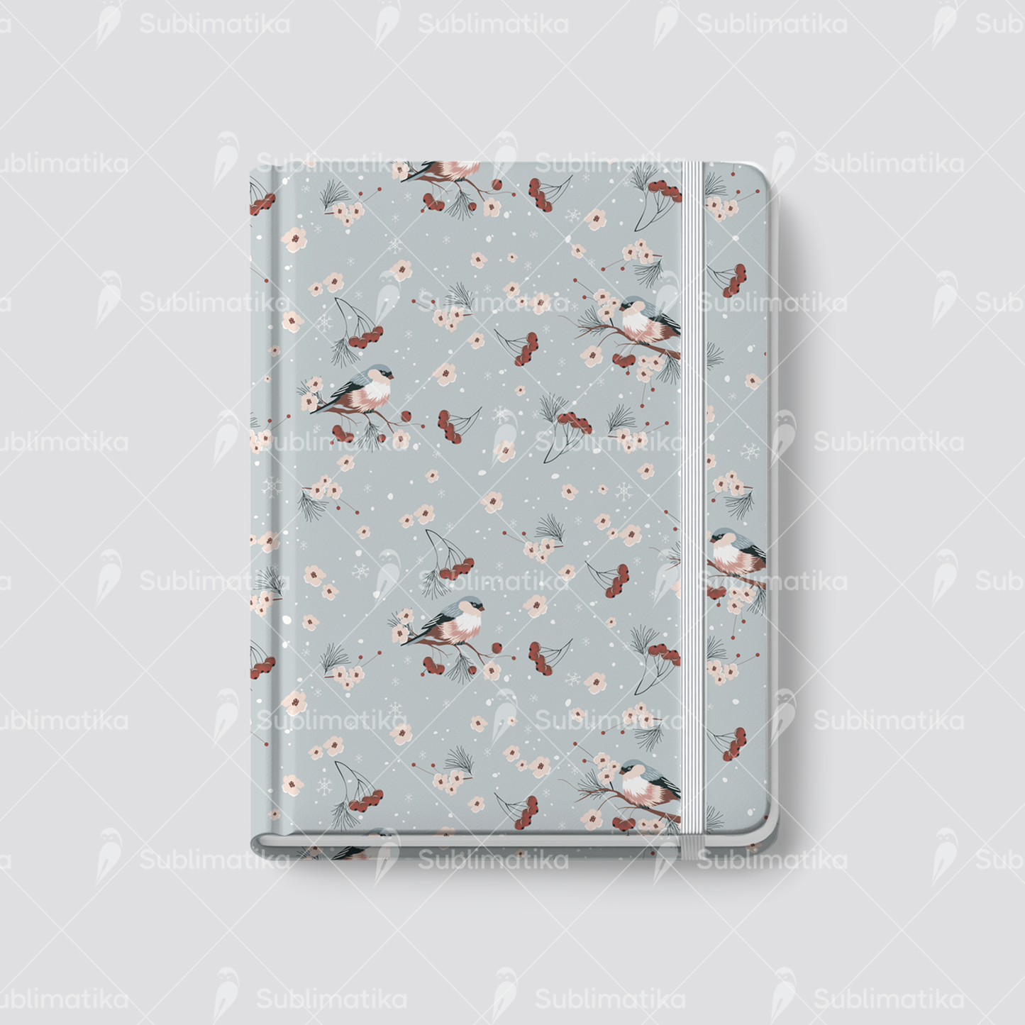 Winter Bullfinches _Pattern