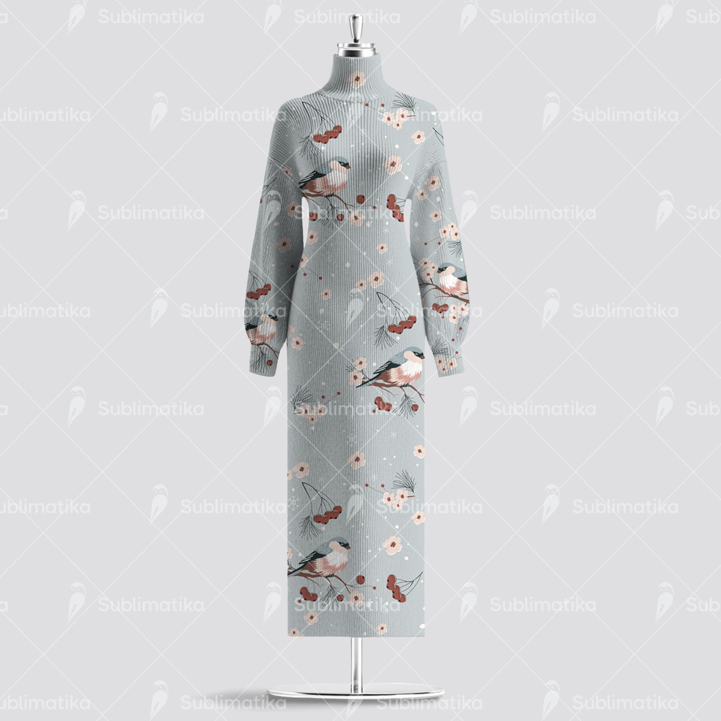 Winter Bullfinches _Pattern