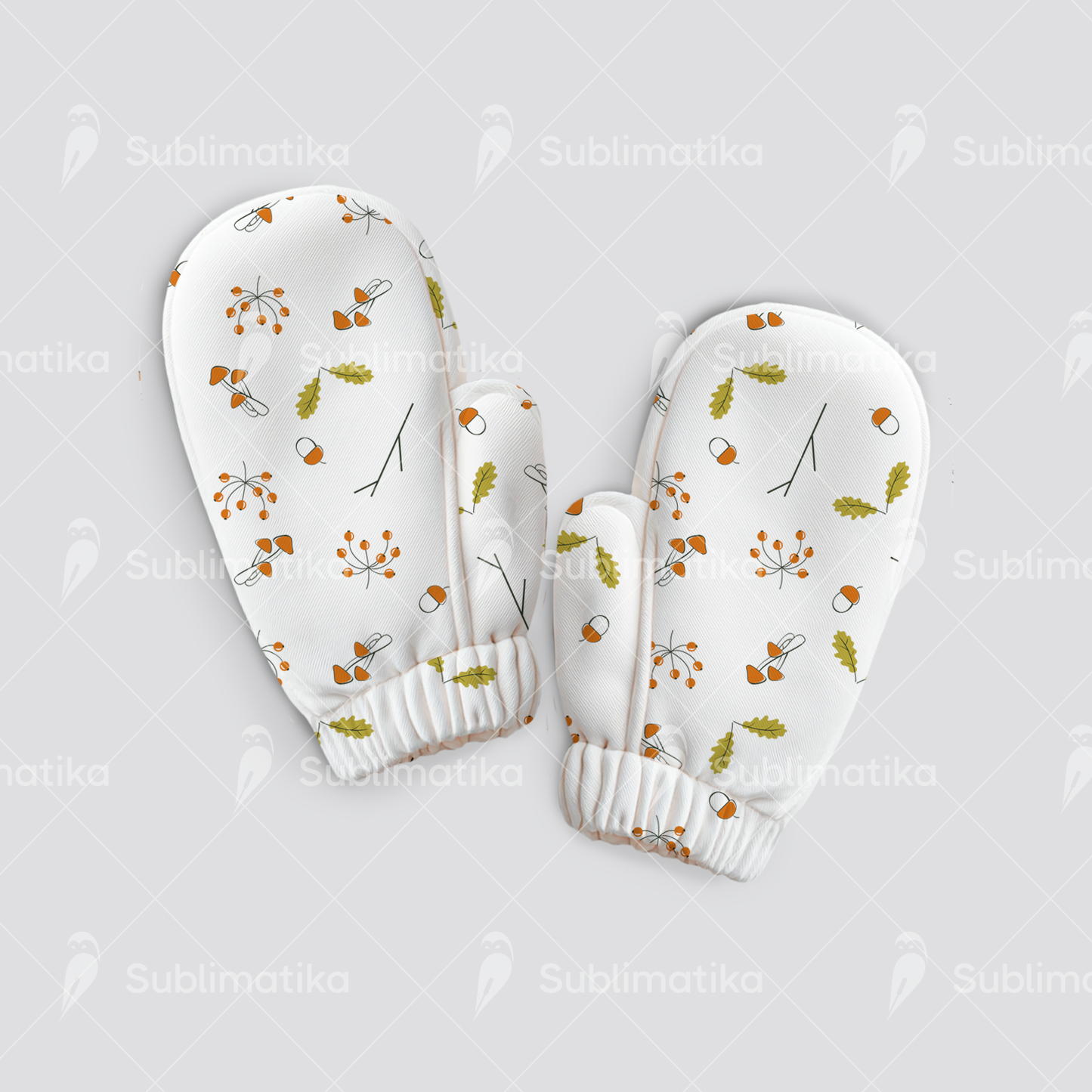 Woodland Gems with Acorns and Mushrooms_Pattern